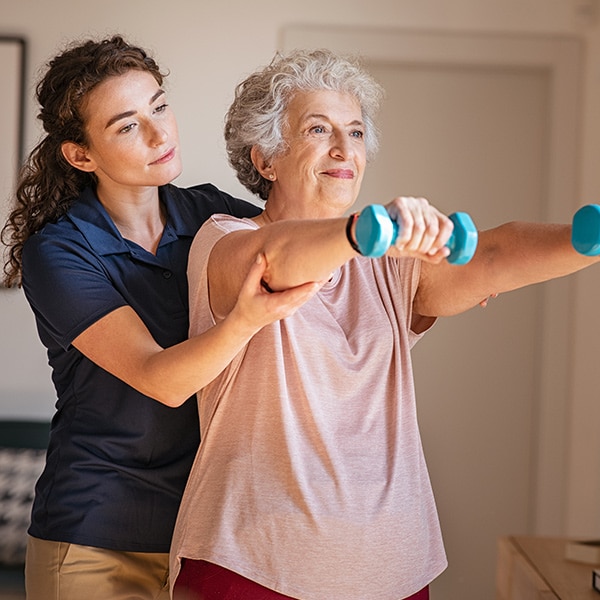 Home Care Helps with Exercise Physical Therapy at Home in St. Louis MO