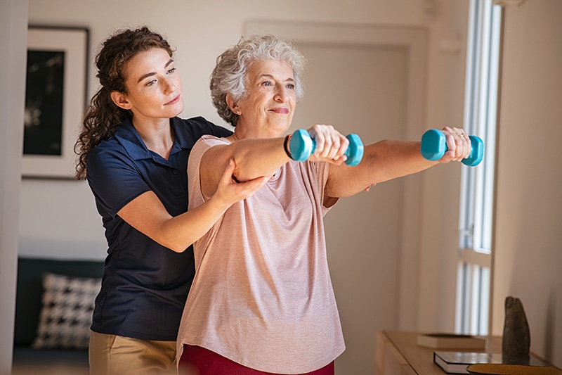 Home Care Helps with Exercise at Home in St. Louis MO